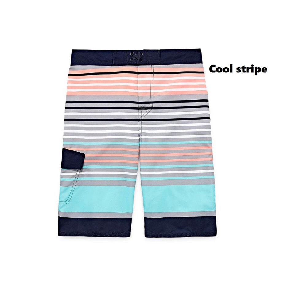 Arizona Boys Cargo Swim Trunk UPF 50 Kids size M 10/12 NEW
